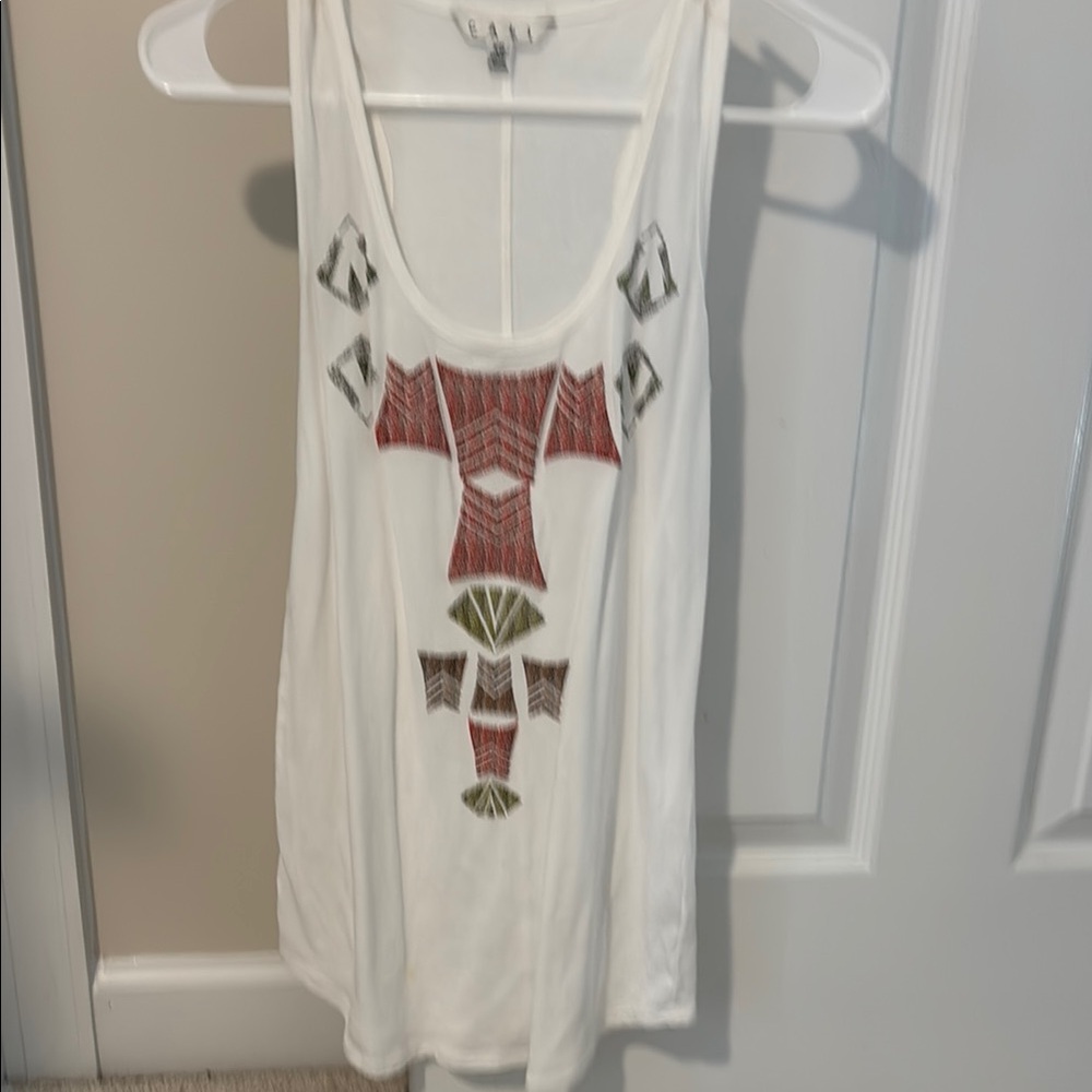 Women’s White Tank Top by CAbi